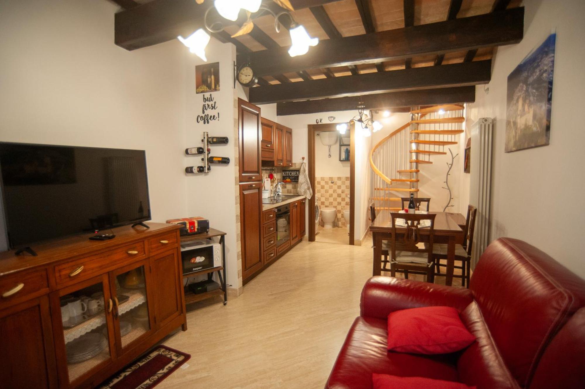 나르니 Casa Dell'Oliveto "Parcheggio Gratuito" 아파트 외부 사진