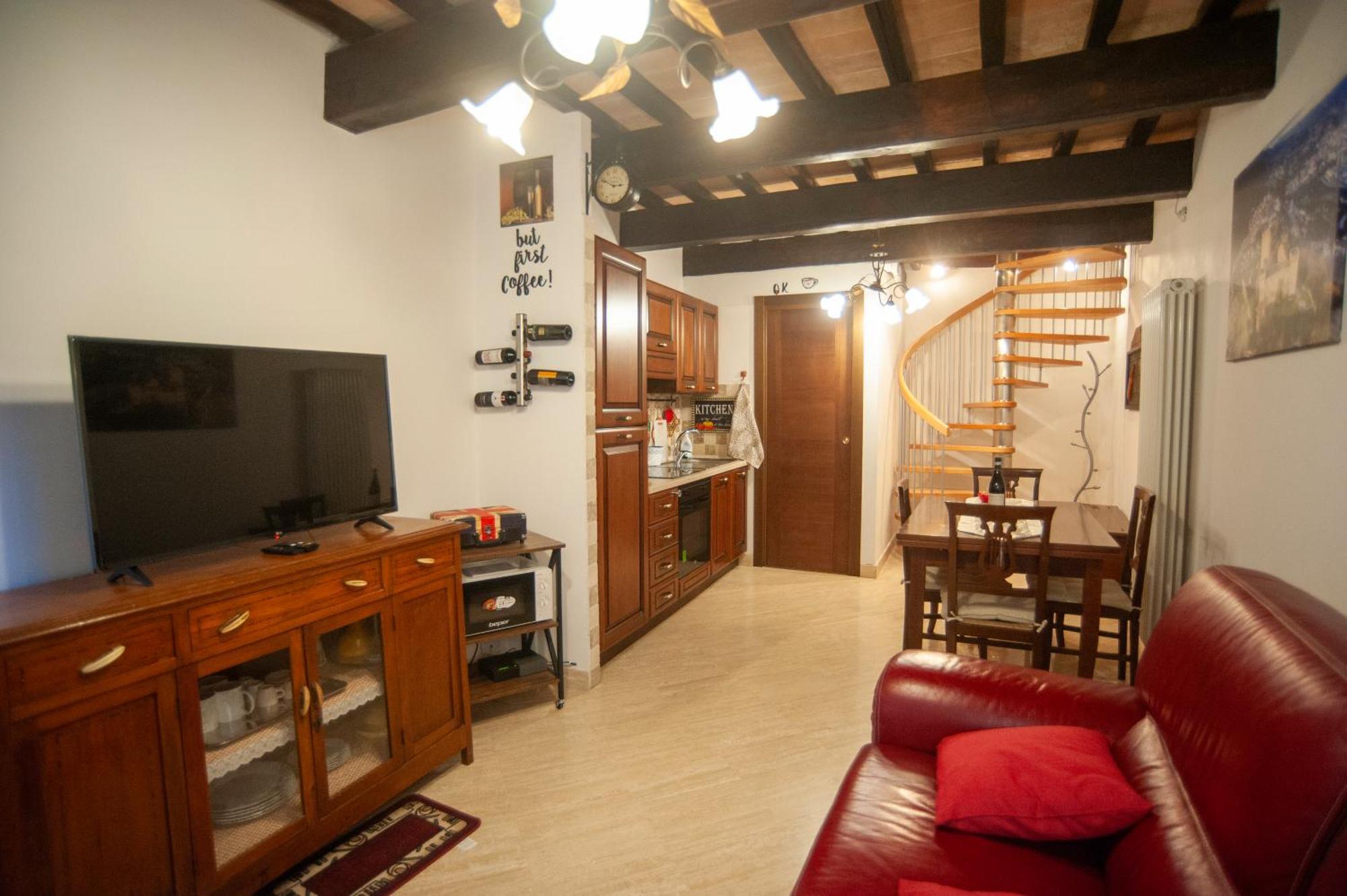 나르니 Casa Dell'Oliveto "Parcheggio Gratuito" 아파트 외부 사진